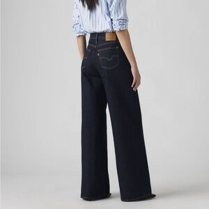 Levi's Women's High-Rise Wide Leg Jeans in Dark Indigo